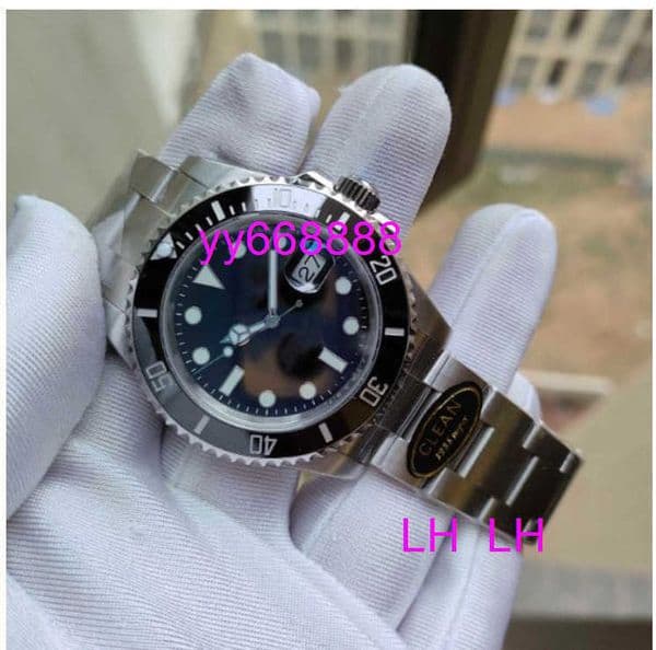 Designer Watch Black 116610 126610 Clean Dial 40mm 3135 41mm dd3235 factory movement automatic mechanical watch ceramic bezel designer mens watches Handly26
