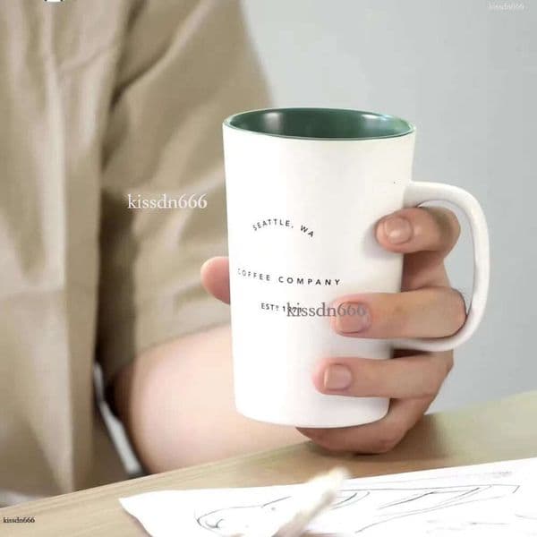 12 oz premium ceramic coffee cup, minimalist style, perfect water cup gift-A2542