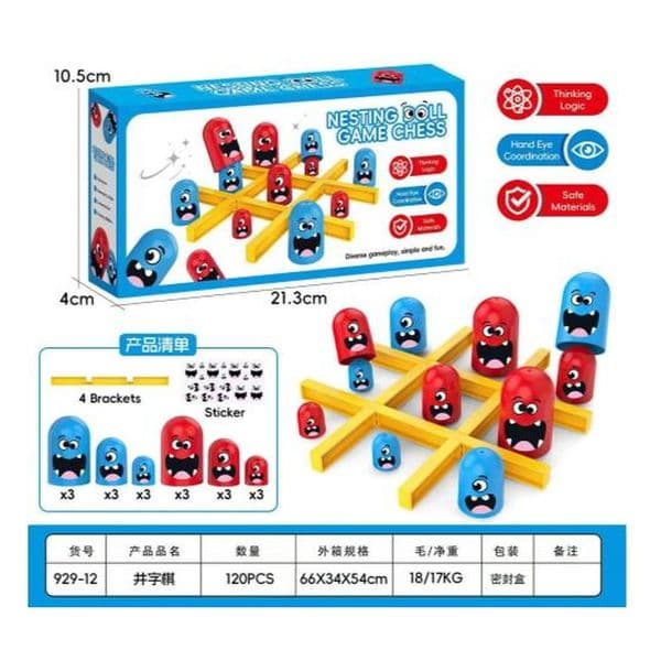 Tic Tac Toe (single style) Puzzle Game Toy NW7kg