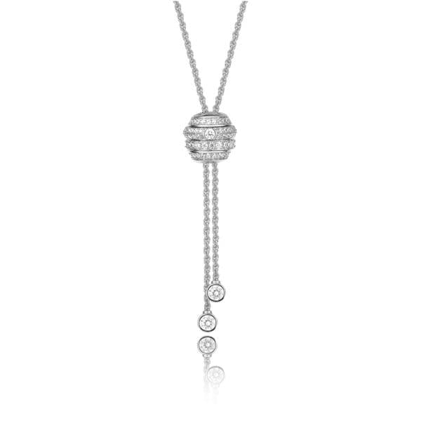 Xiao Zhan Inspired Zirconia-Inlaid Fortunate Necklace with Adjustable Chain for Casual Wear