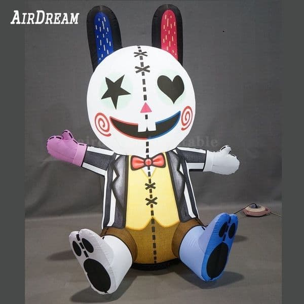 6m 20ft high Custom Halloween holiday animal decoration evil inflatable ghost rabbit for outdoor activities 5265621