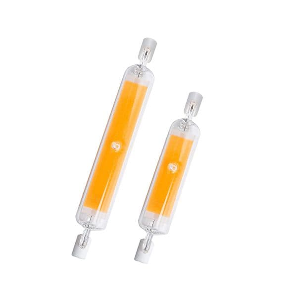 Dimmable R7S LED Glass Tube COB Bulb 78MM 118MM High Power R7S Corn Lamp J78 J118 Replace Halogen Light AC 110V 220V 240V Lampadas