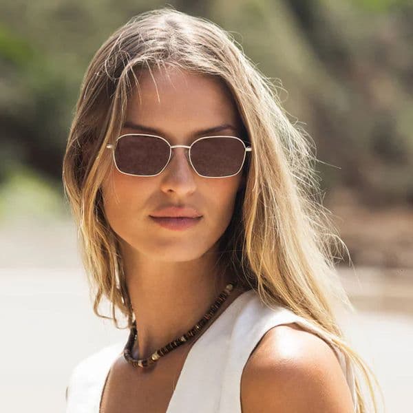 Free Shipping New Men's Square Small Sunglasses UV Protection Metal Irregular Frame