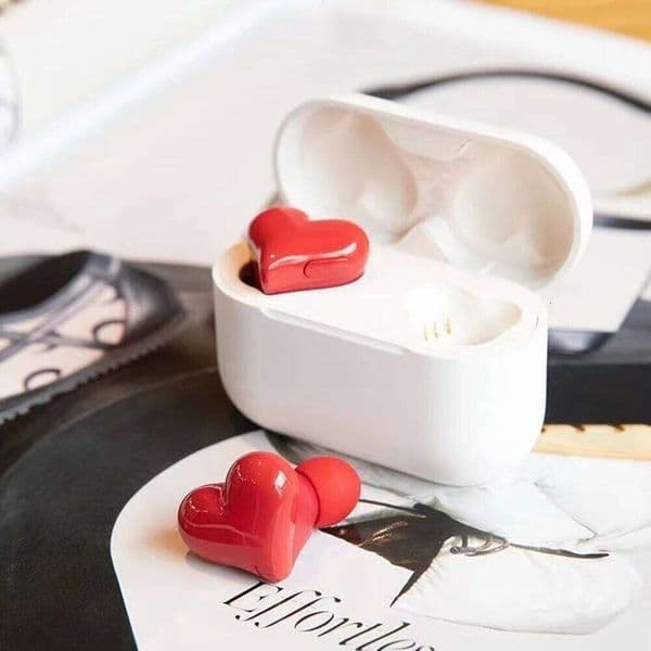 Wireless Earphones Music Headphones Heartbuds Bluetooth-compatible Noice Cancelling for Girl Women W260514