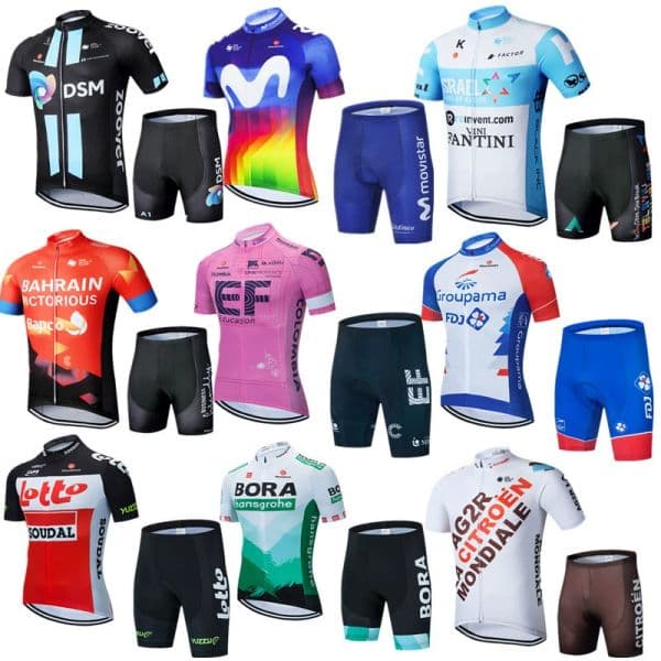 Short-sleeved cycling suit for men, breathable outdoor cycling clothing