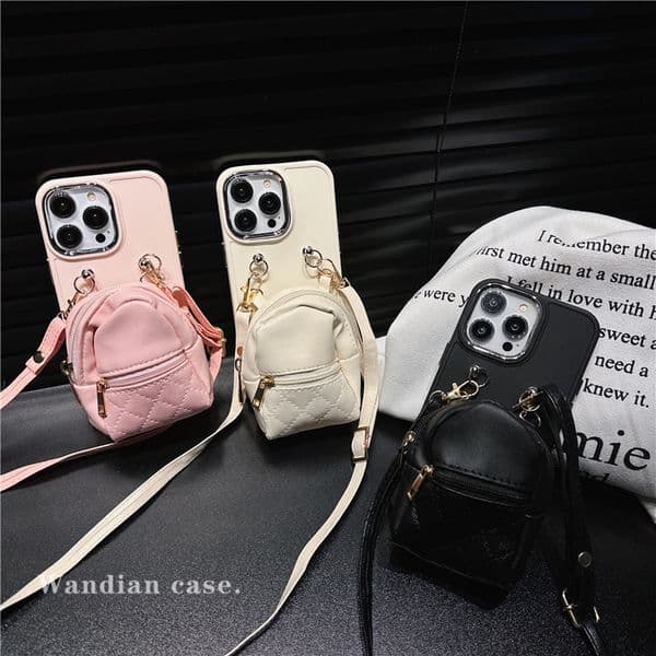 2026 New Phone Case Crossbody Phone Designer For Apple Iphone17 Pro Max 13 12 14 15 Plus 11 Card Slot Bag Holder Wallet Case Luxurious Chain Design