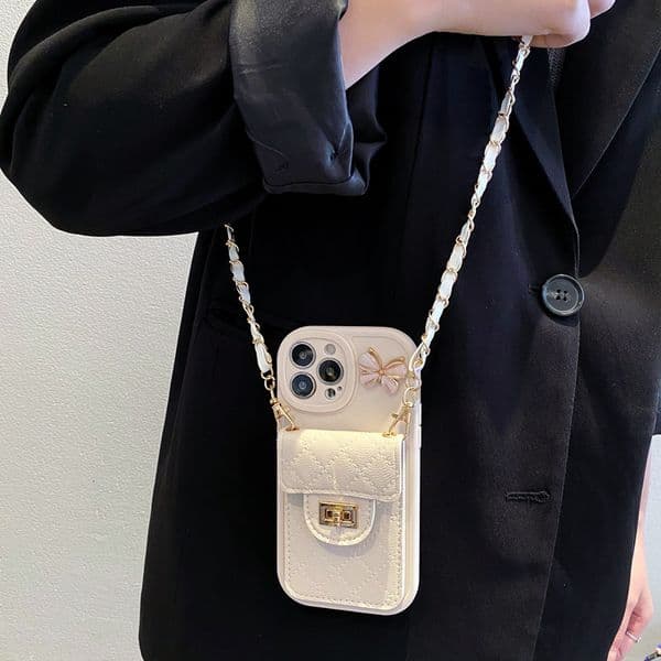 Designer Phone Case High-end Texture And Light Luxury Design Suitable For Apple Iphone 17 Pro Max Case Iphone Series Models Light Luxurious Chain