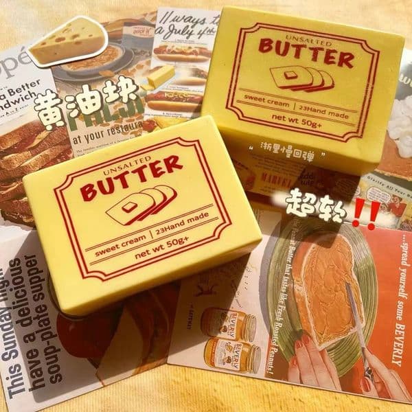 New Small And Big Slow Rebound Butter Bread Stress-Relieving Toy, Squeeze And Laugh Stress-Relieving Toy, Party Small Gift Squeeze Toy