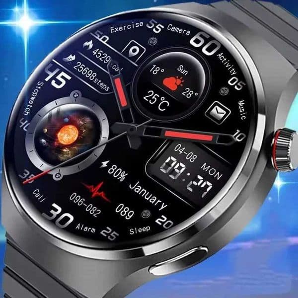 LAXASFIT 2025 New Mens Smart Watch HD Sn Rate Call NFC Smartwatch For Men Wen Holiday GiftsJ260514