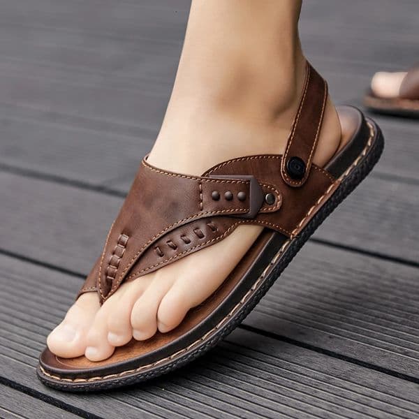 Flipflops sandals summer mens highquality softsole nonslip casual slippers Beach shoes fashion dualuse sports 260514