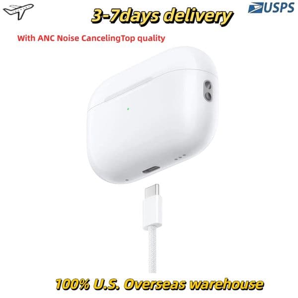 USA Stock pro 3 3rd pro 2 air 4 5 6 earphones Solid Silicone Cute Protective Headphone Cover Wireless Charging 3nd 2nd pros max Case