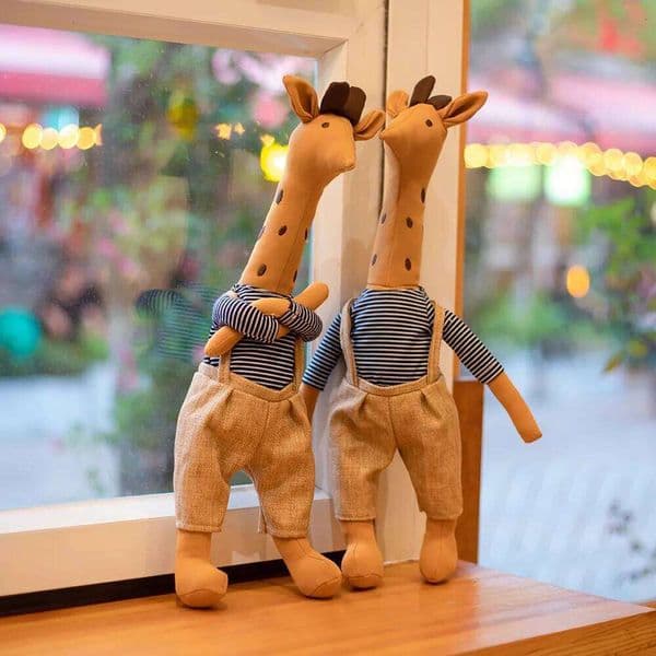 Kawaii Plush Toys Kids Cute Stuffed Deer Lovely Giraffe For Children Girls Toy Baby Appease Doll Home Decor J260514