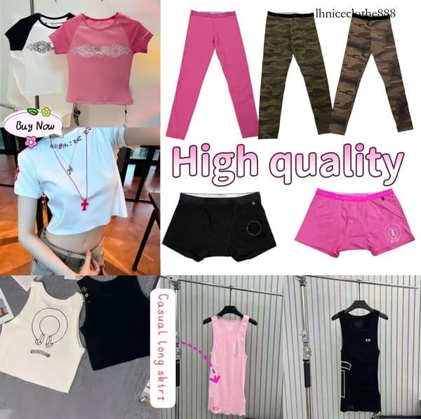 High quality T Shirts Designer chromed Leggings Clothing Women's Skinny Shirts T Shirts Branded Shorts Cotton Luxuryu Leggings Women tight pants hiphop Casual 22 63