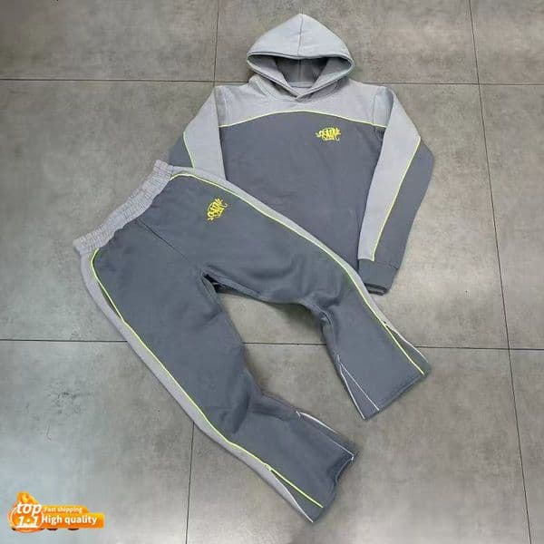 Mens hoodies Synaworlds Tech Fleece Sports Sweater loose casual splicing sports hooded printed men women sweatshirt Sport Set Tracksuit Hoodie Trousers Sets a1 e3