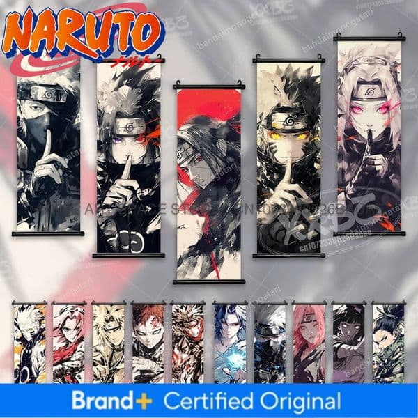 Naruto Wallpaper Anime Naruto Hanging Painting Hatake Kakashi Wall Art Scrolls Picture Uchiha Sasuke Home Decor Canvas Poster Haruno Sakura Mural Hot Sell