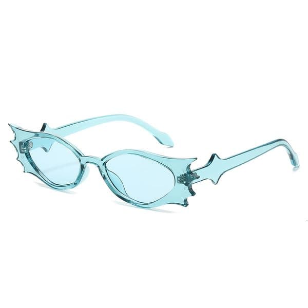 Free Shipping New Hip-Hop Personality Exaggerated Fashion Trend Bat Unisex Full Frame Sunglasses Ins Party Quirky Shades