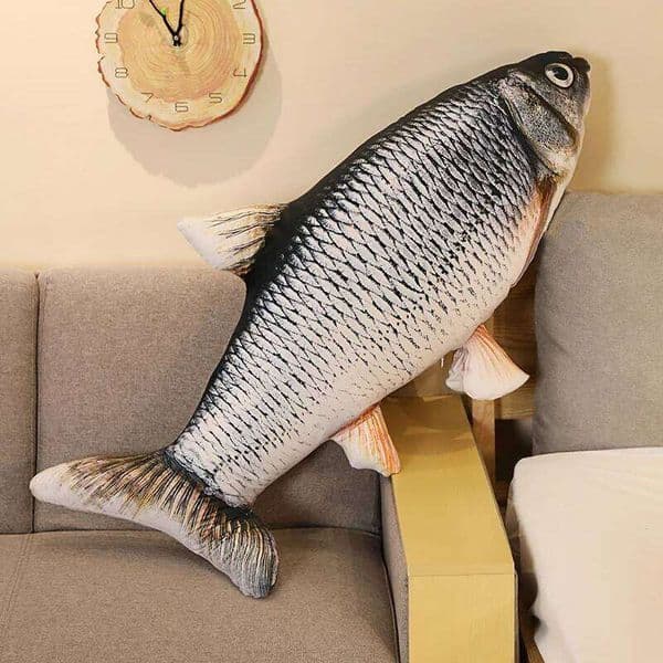 1pc 40/60cm 3D Simulation Gold Fish Toys Stuffed Soft Animal Carp Plush Creative Sofa Pillow Cushion Gift Kids Toy