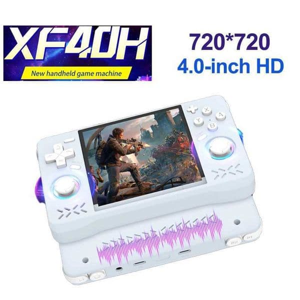 Newest XF40H Retro Handheld Game Console Linux 40 IPS Screen Supports WiFi Glowing Rocker Portable Pocket Video Games Player Z260516
