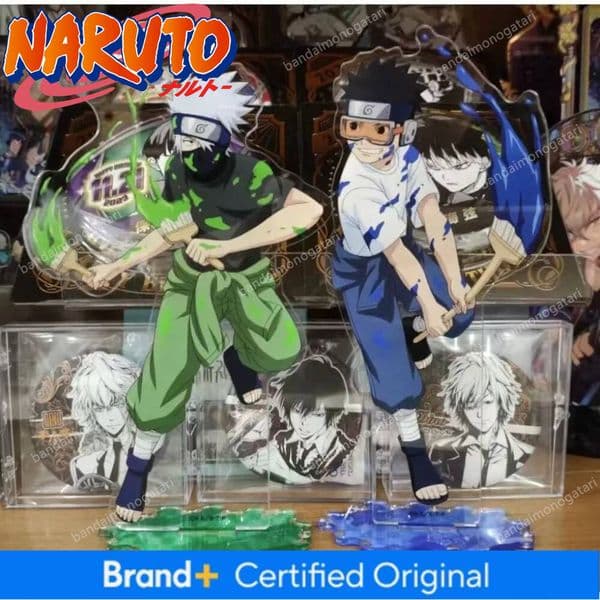 NARUTO Acrylic Stand Figure Hatake Kakashi Uzumaki Naruto Anime Peripheral Cute Originality Paint Series Desktop Ornament Gift