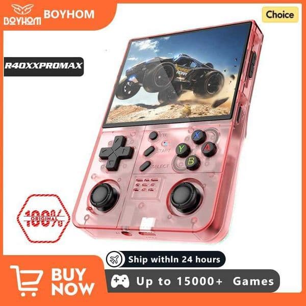 BOYHOM R40XXProMAX Handheld Game Console 42 IPS HD Screen 4500mAh R36S PRO Ultra ARKOS Support Best Birthday gift Z260516
