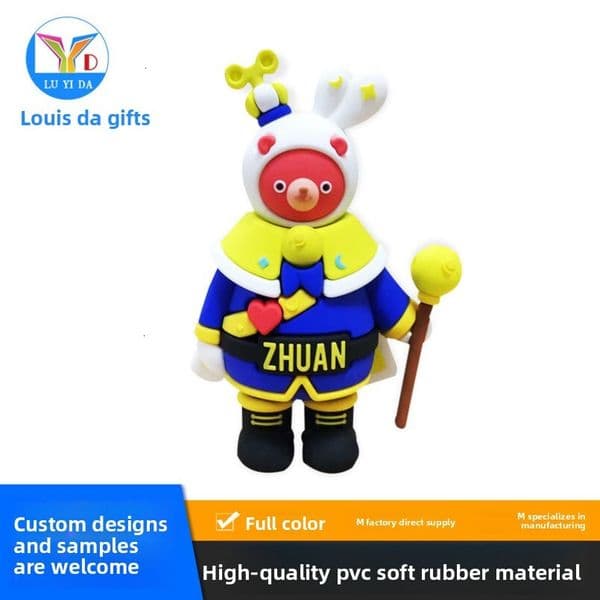 Manufacturer wholesales 3D figurines, can supply silicone PVC dolls, office small ornaments, and figurines