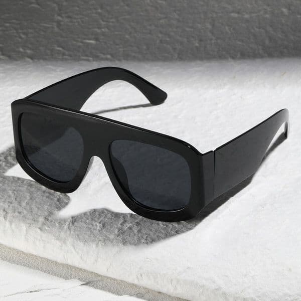 Free Shipping Wide-Leg Large-Frame Sunglasses, New Trendy Stylish Glasses, UV Protection, Sun Protection Sunglasses For Men