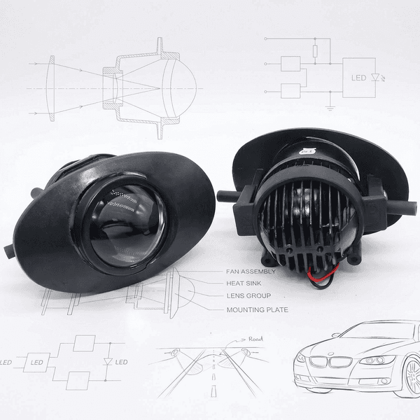 Aililaisi New Car Led Fog Light Plug+Play 6000 lm 6000K for for Fit for Odyssey Accord Crosstour Jade HR-V Vezel CG1 Civic ES5