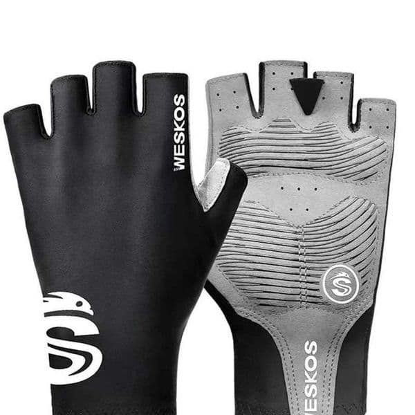 Men Cycling Gloves Spring Summer Half Finger Bike Gloves Non-slip Breathable Bicycle Motorcycle MTB Fitness Fishing Gloves Women H260518