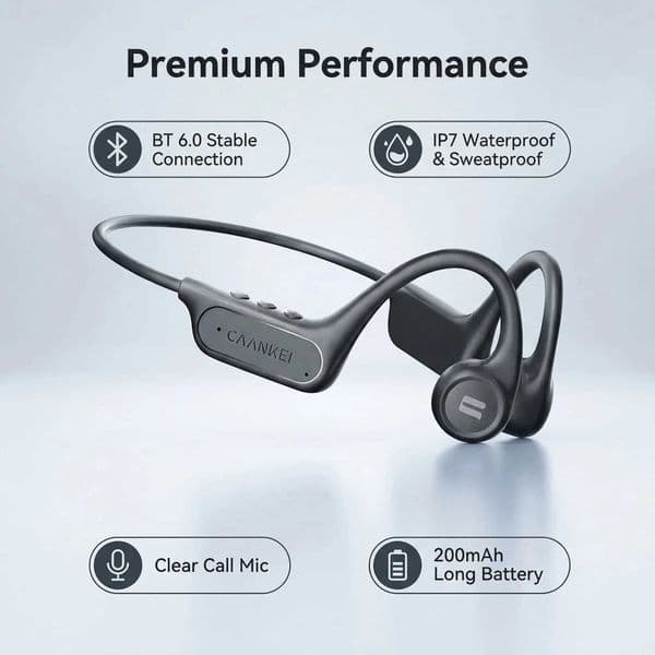 Bone Conduction Earphone Sport Earphone IP56 Water-Resistant Wireless Headset Bluetooth 53 Sport Earbuds Open-Ear for sports Z260519