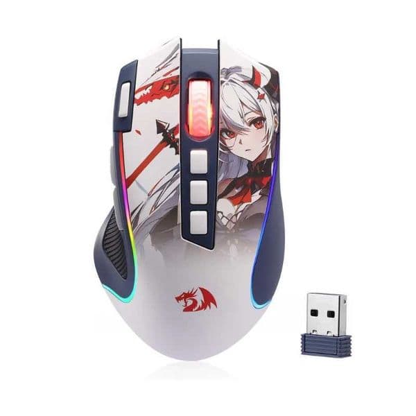 Redragon M612AK PRO RGB Gaming Mouse 8000 DPI Wired/Wireless Optical Mouse 9 Programmable Buttons 7 Backlit Modes Z260519