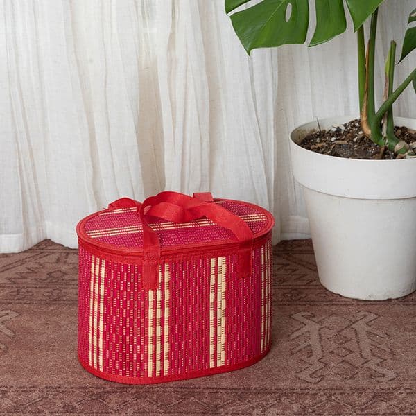 Natural hemp straps Reusable classification storage box: A practical and beautiful cotton storage basket