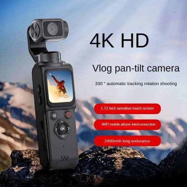 4K Action Cameras Anti-shake Sports Cam 270 Face Detect Auto Rotative Pocket Camcorder Digital Vlog Camera Video Recorder 26W0519