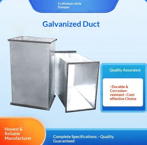 Galvanized combined angle iron flange stainless steel fire-resistant and environmentally friendly smoke exhaust Direct from the manufacturer
