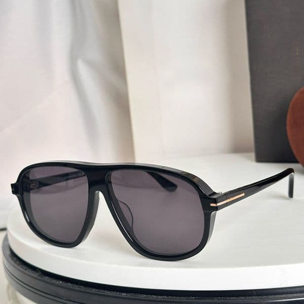 1208 Acetate Pilot Designer Sunglasses For Men Retro Thick Frame UV400 Luxury Business Style Retro Travel street Photography Eyewear With Box 61mm