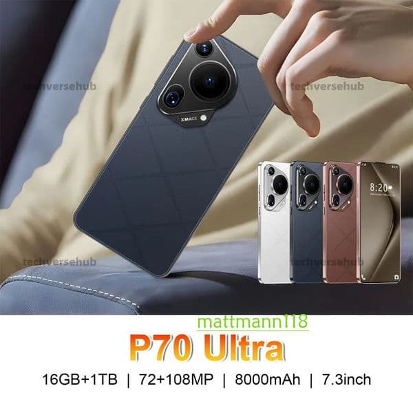 P70 Ultra Smartphone with Premium Build Quality Available Now