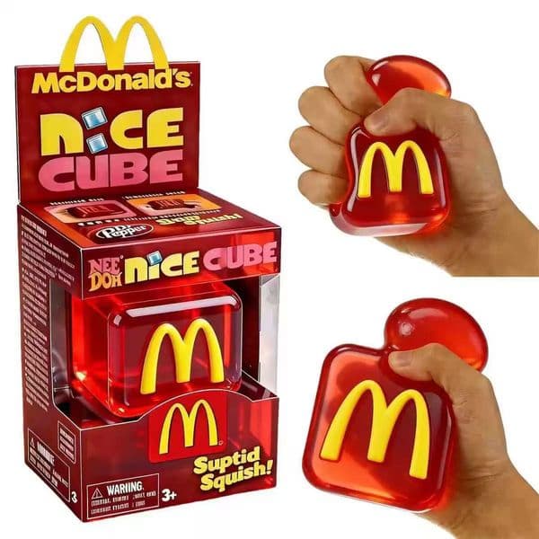 Needoh Nice Cube Sensory Toy Stress-Relief Cube Decompression Puzzle Venting Toy