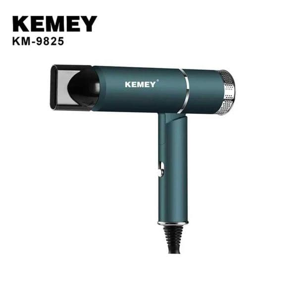 Kemei Professional Powerful Hair Dryer High-Speed Electric Turbine Blow Dryer Negative Lon Hair Care Foldable Blow Dryer KM-9825 T260520