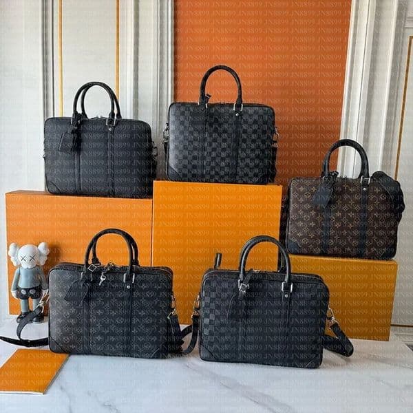 Designer Bag Briefcase Genuine Leather Laptop Bag Business Bags Men Women Handbag Tote Office Work Bag