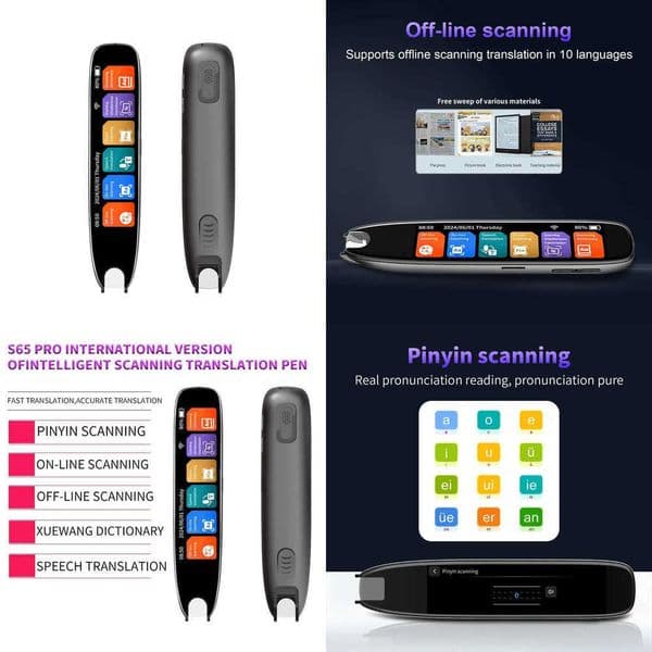 Translation Pen 142 Language Translator Pen Reading Pen for Dyslexia Offline/Text to Speech/Voice Point reading Pen Scanner Z260519