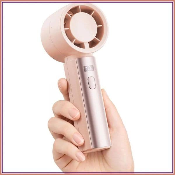 Mini Handheld Fan, 4000Mah Rechargeable, High Speed Turbo Cooling, Portable For Travel Outdoor Summer Gift