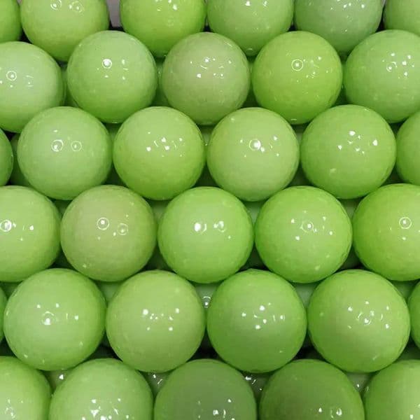 3Pcs Glow-in-Dark Golf Balls Luminous Rubber Practice Balls for Night Golf Training Outdoor Drills Fluorescent Golfing Supply C260522