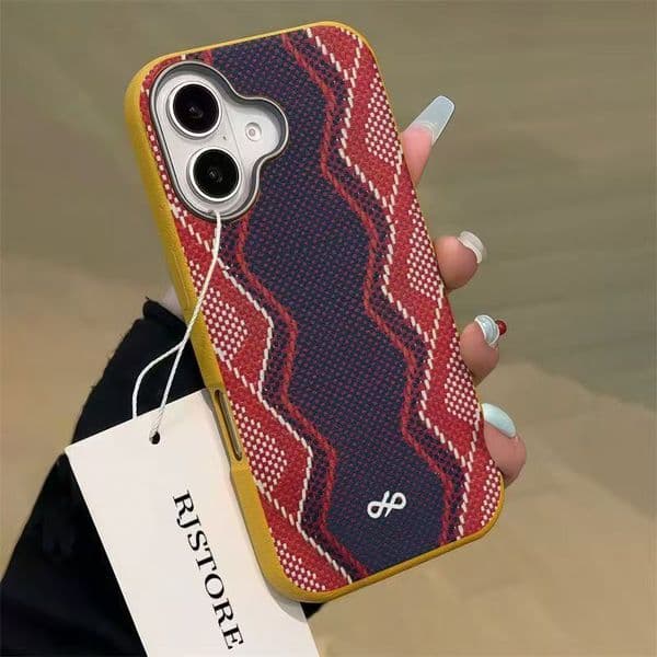 Comfortable Red Snake Scepter Case for Apple 17, iPhone 16 Pro Max, Personalized 15, High-end 14, Creative 13, Trendy
