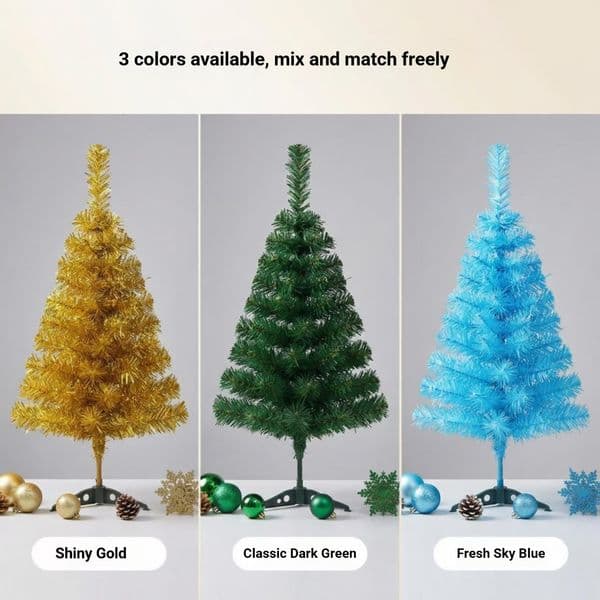 PVC Coated Christmas Trees: Festive Decorations for Retail Stores and Homes Realistic Artificial Trees