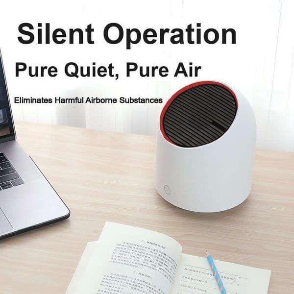 Desktop Portable Air Purifier USB Silent Odor Removal Dust Air Cleaner for Home Office