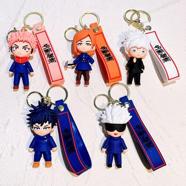 Factory Plastic Crafts Fashion Cute Durable Cartoon Japanese Anime Keychain Bag Pendant Accessories Pendant Promotion Gift Wholesale