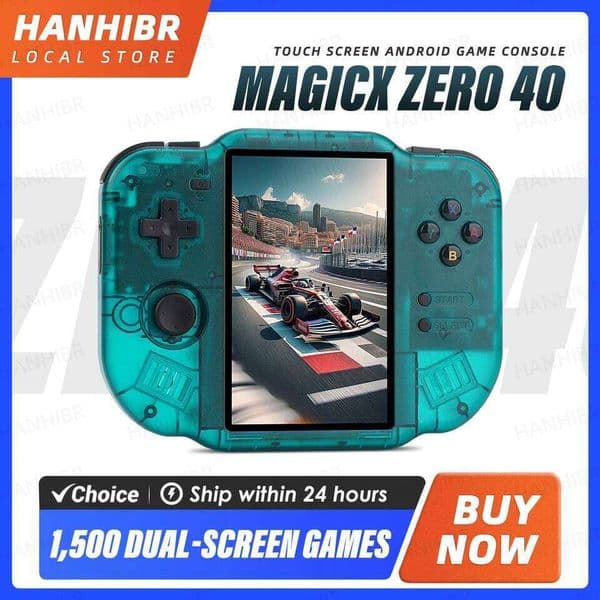 AMPOWN Magicx ZERO 40 Video Game Console 4'' Touch Screen Android System A133P Support Wifi BT Vibration Motor for NDS 26L0523