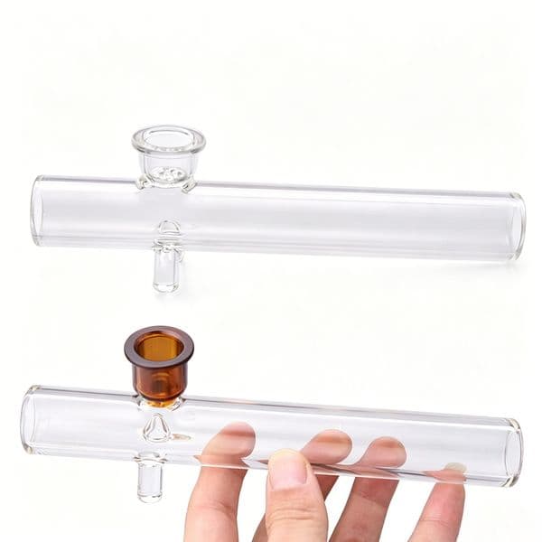 Super Thick heady BIG glass steam roller steamroller spoon pipe 7inch hand tobacco spoon Pipe for Dry Herb oil burner pipe with Smoking screen bowl