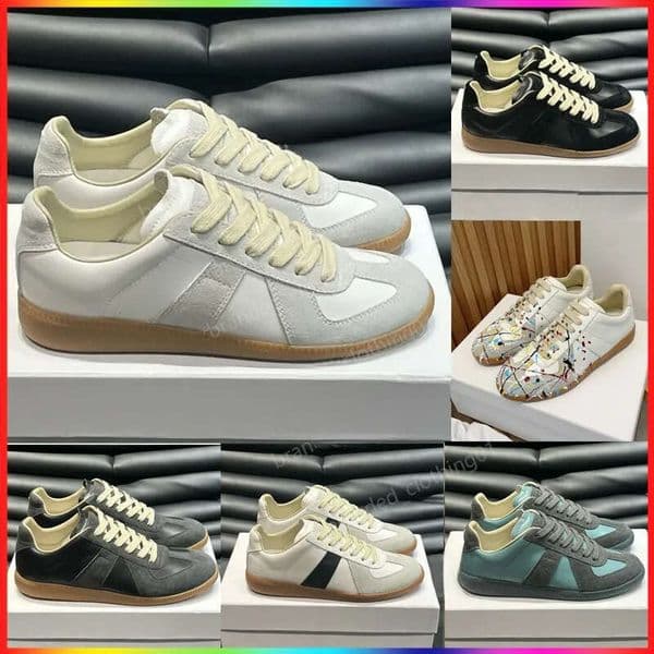 designer shoes sneakers margielalies gats running shoes replicate suede mm6 woman mens sneakers flat foam casual shoes trainer outdoor mens shoes size 35-48