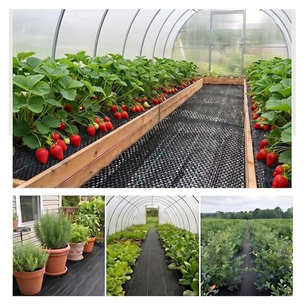 Manufacturer customized greenhouse floor mat, horticultural weed control, landscaping, anti grass fabric, laminated anti grass cloth