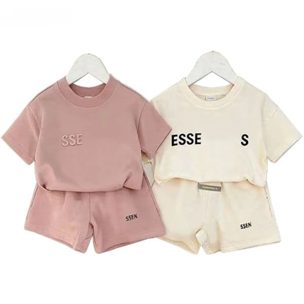 Summer Designer Kids Clothes Sets Kids Clothing Sets Toddlers Boy Girls T-shirt Shorts Baby Clothes New Cotton Girls Kids Designer Clothes Infant Jumpsuits Clothing